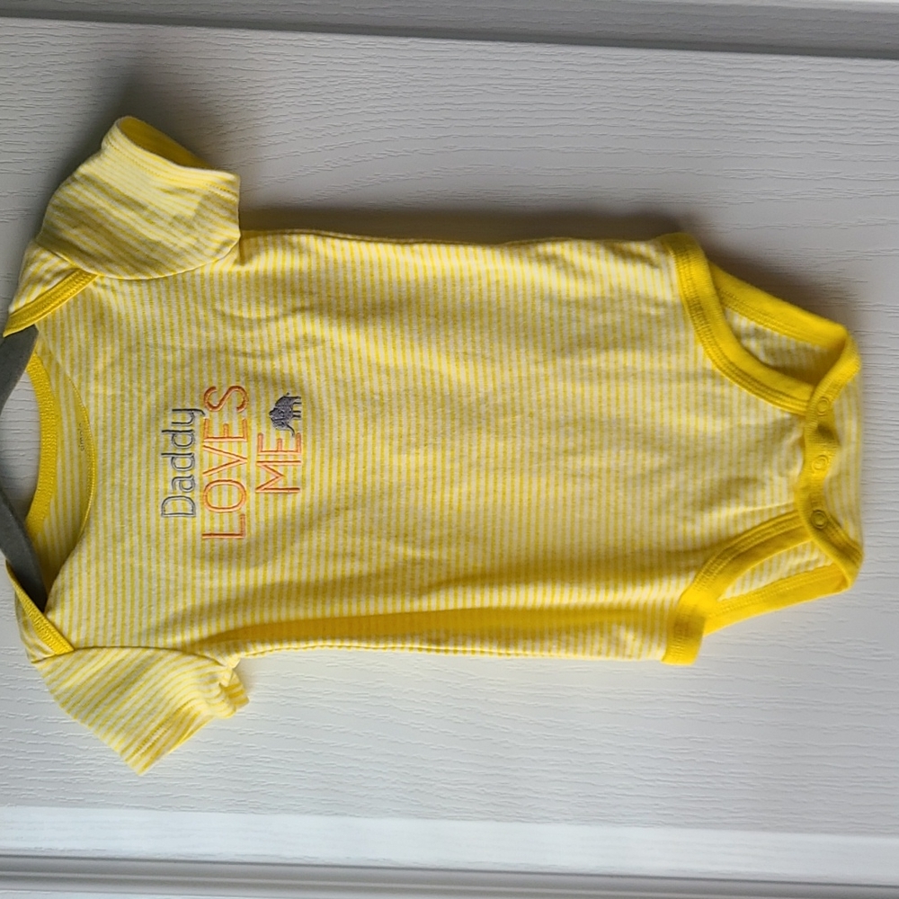 Carter's, 18M, Yellow Striped Onesie